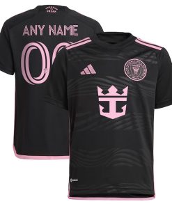 Inter Miami CF adidas Youth 2024 La Noche Replica Custom Jersey - Black