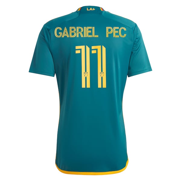 Gabriel Pec LA Galaxy adidas 2024 LA Kit Replica Player Jersey - Green - Image 3