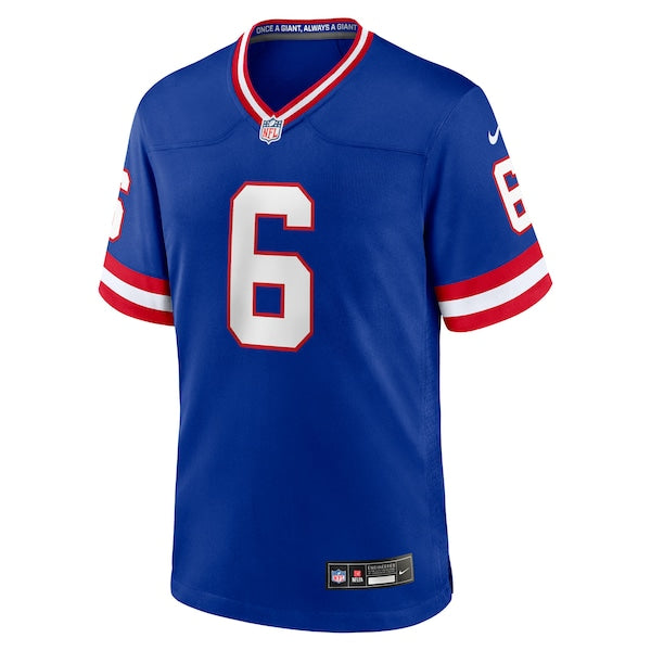 Jaxson Dart New York Giants Nike Alternate 2 Classic Game Jersey - Royal - Image 2