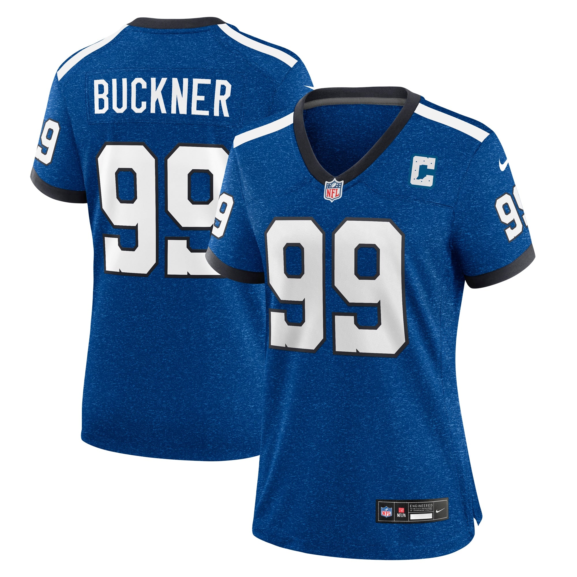 DeForest Buckner Indianapolis Colts Nike Women's Game Player Jersey - Royal/Blue - Image 5