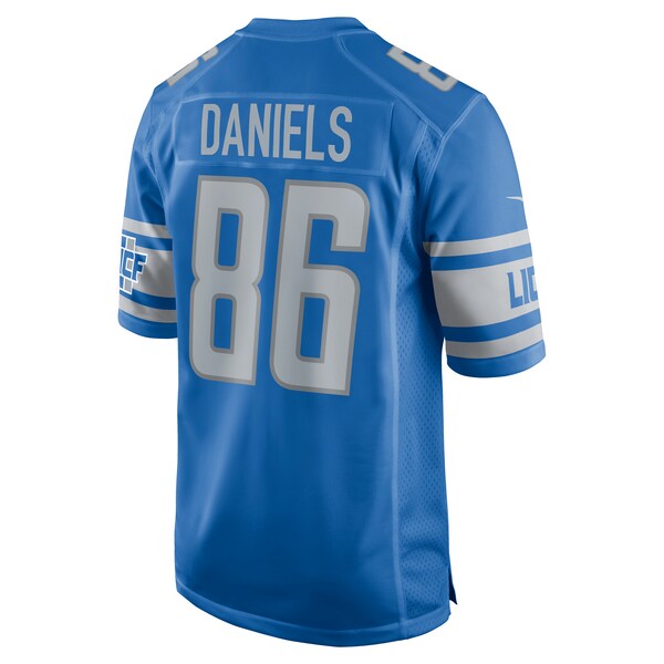 Darrell Daniels Detroit Lions Nike Team Game Jersey - Blue - Image 2