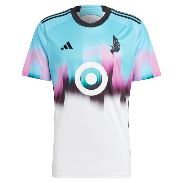 Minnesota United FC adidas 2024 The Northern Lights Kit Replica Jersey - White - Image 2