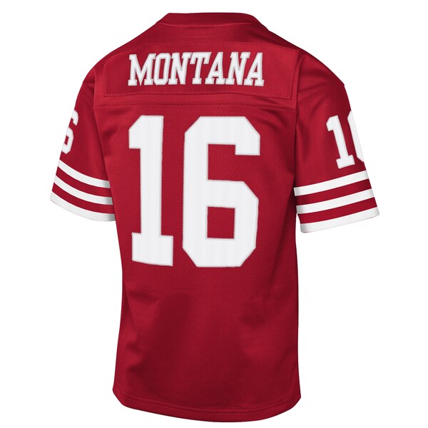 Joe Montana San Francisco 49ers 1990 Throwback Fashion Jersey - Scarlet - Image 3