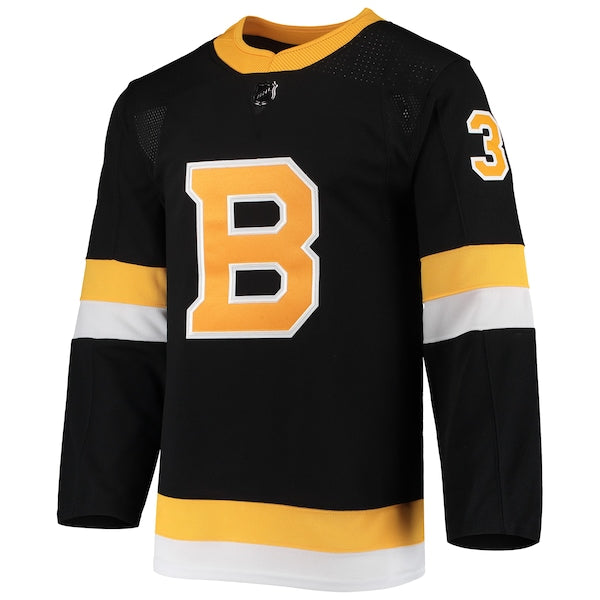 Patrice Bergeron Boston Bruins adidas Alternate Authentic Player Jersey - Black - Image 2