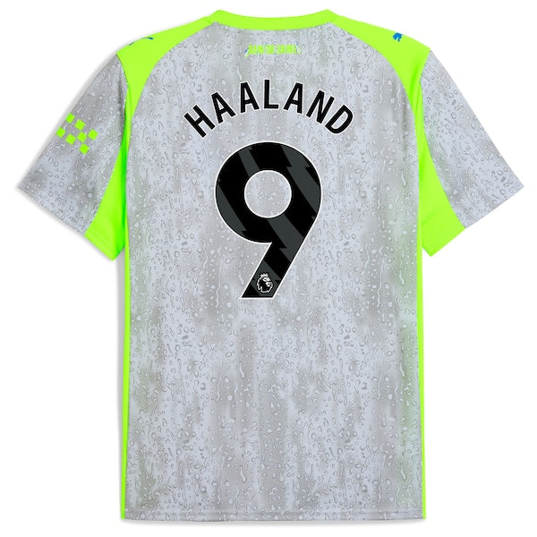 Manchester City Puma 2025/26 Third Replica Jersey - Green/Neon Green/Black/Light Blue - Image 4