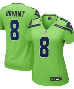 Coby Bryant Seattle Seahawks Nike Women's  Game Jersey - Neon Green