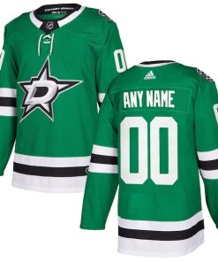 Dallas Stars adidas Authentic Custom Jersey - Kelly Green