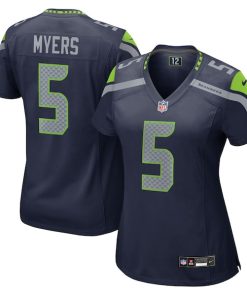 Alternative view of Jason Myers Seattle Seahawks Nike Women's Team Game Jersey -  College Navy