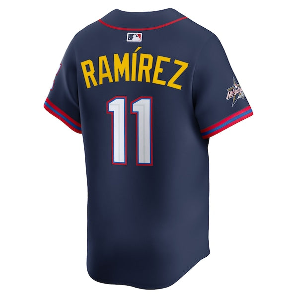 Jos¨¦ Ram¨ªrez American League Nike 2025 All-Star Edition Limited Player Jersey - Navy - Image 3