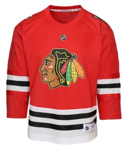 Alternative view of Chicago Blackhawks Toddler Centennial Replica Jersey - Red