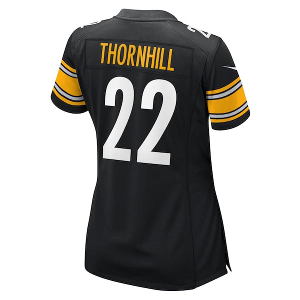 Juan Thornhill Pittsburgh Steelers Nike Women's Team Game Jersey - Black - Image 3