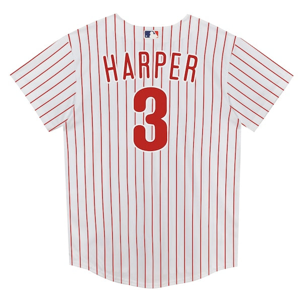 Bryce Harper Philadelphia Phillies Nike Preschool Home Replica 2.0 Player Jersey - White - Image 3