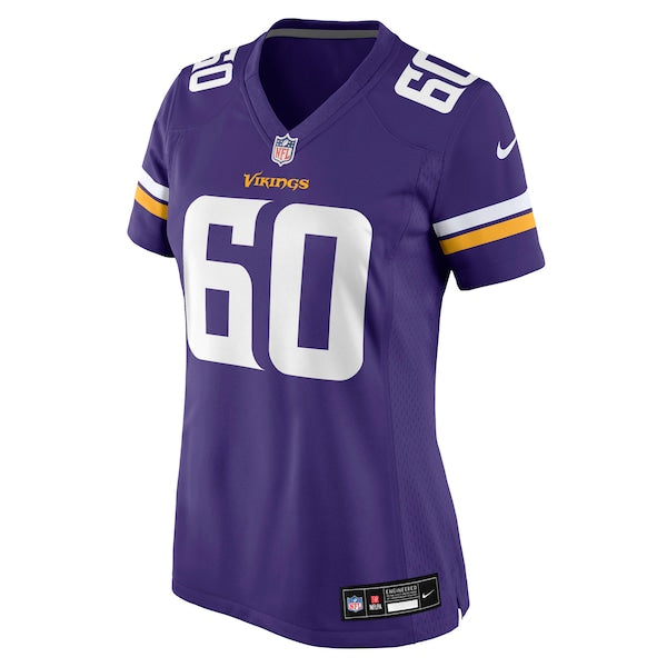 Joe Huber Minnesota Vikings Nike Women's Team Game Jersey - Purple - Image 2
