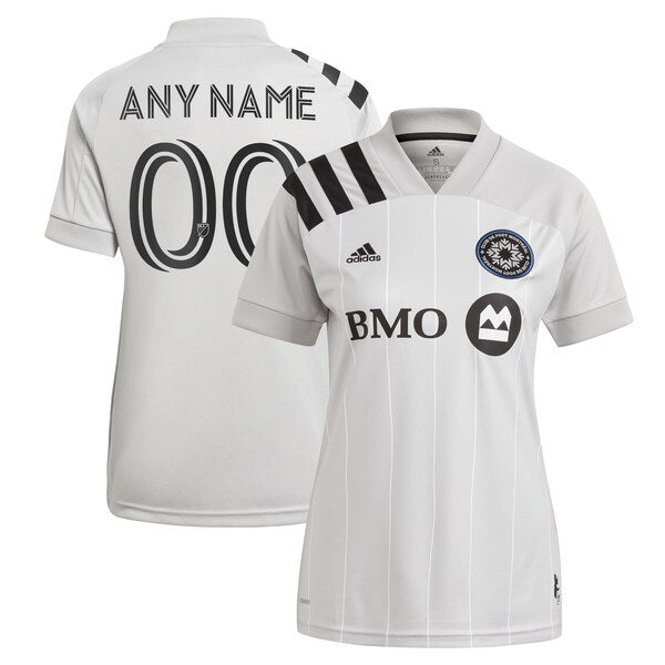 CF Montr¨¦al adidas Women's 2021 Secondary Custom Replica Jersey - Gray