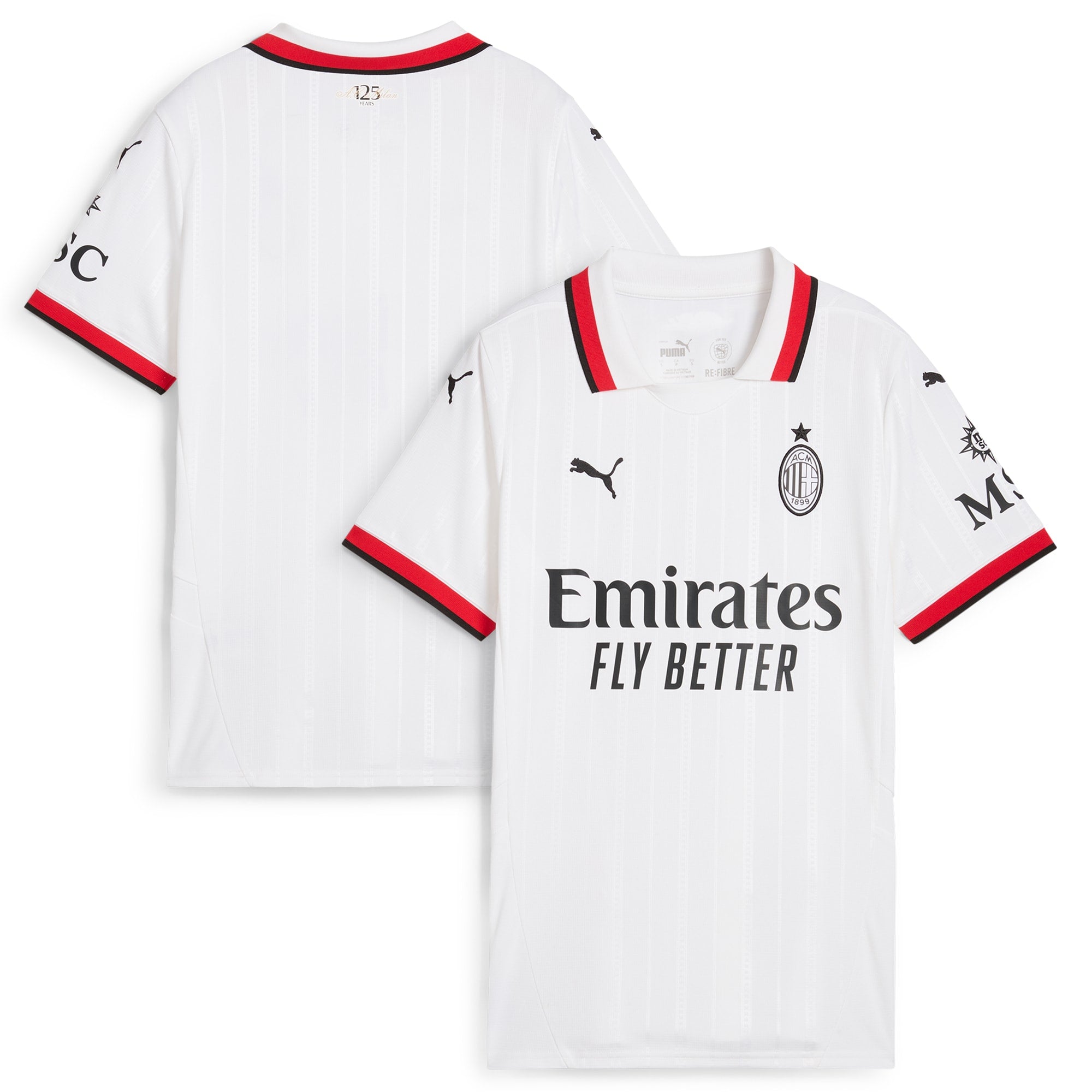 AC Milan Puma Women's 2024/25 Third Replica Jersey - Charcoal/White - Image 5