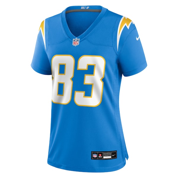 Tyler Conklin Los Angeles Chargers Nike Women's Team Game Jersey - Powder Blue - Image 9