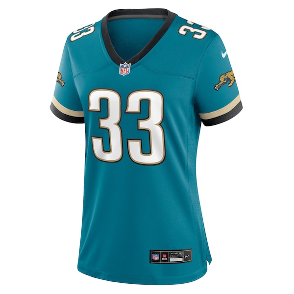 Devin Lloyd Jacksonville Jaguars Nike Women's Prowler Throwback Game Jersey - Teal - Image 2
