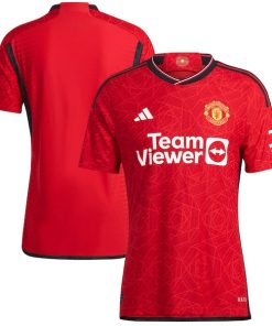 Manchester United adidas 2023/24 Home Authentic Jersey - Red