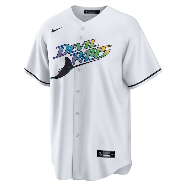 Tampa Bay Rays Nike Home Replica Team Jersey - White - Image 2