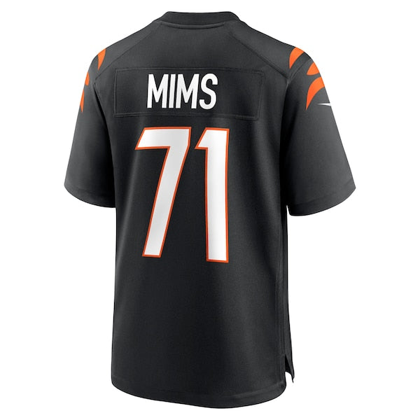 Amarius Mims Cincinnati Bengals Nike 2024 NFL Draft First Round Pick Player Game Jersey - Black - Image 3