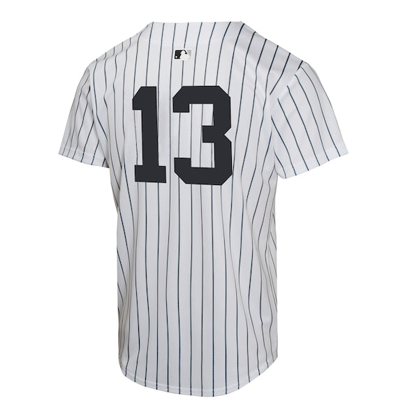 Jazz Chisholm Jr. New York Yankees Nike Youth Home Player Game Jersey - White - Image 3