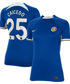 Mois¨¦s Caicedo Chelsea Nike Women's 2023/24 Home Stadium Replica Player Jersey - Blue/Navy