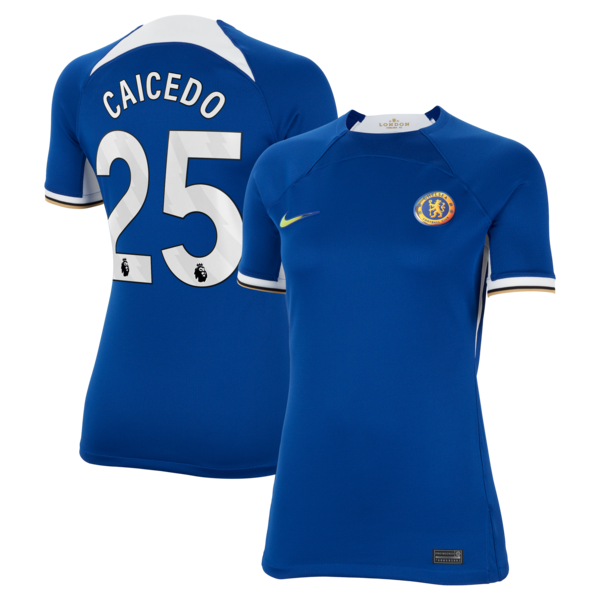 Mois¨¦s Caicedo Chelsea Nike Women's 2023/24 Home Stadium Replica Player Jersey - Blue/Navy