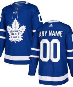 Toronto Maple Leafs adidas Authentic Custom Jersey - Blue