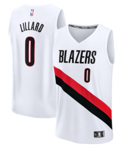 Damian Lillard Portland Trail Blazers  Youth Fast Break Replica Jersey - White - Association Edition