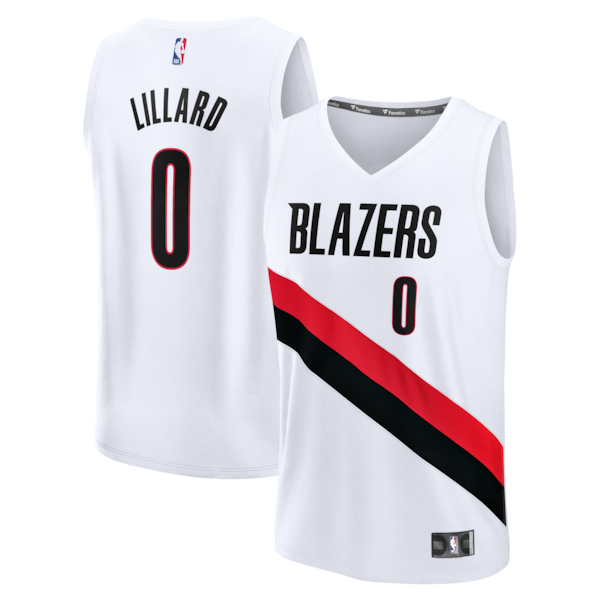 Damian Lillard Portland Trail Blazers Youth Fast Break Replica Jersey - White - Association Edition