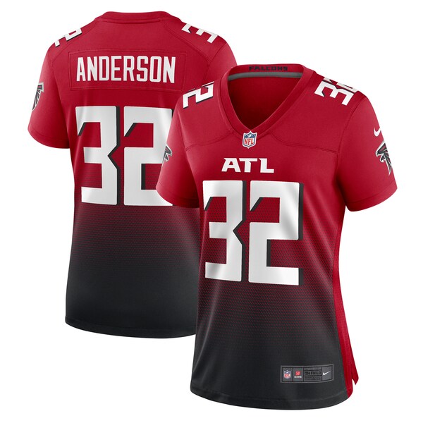 Jamal Anderson Atlanta Falcons Nike Women's Retired Game Jersey - Red/Black - Image 2