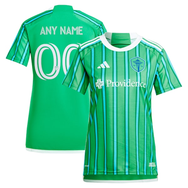 Seattle Sounders FC adidas Women's 2024 The Anniversary Kit Replica Custom Jersey?ยจC Green