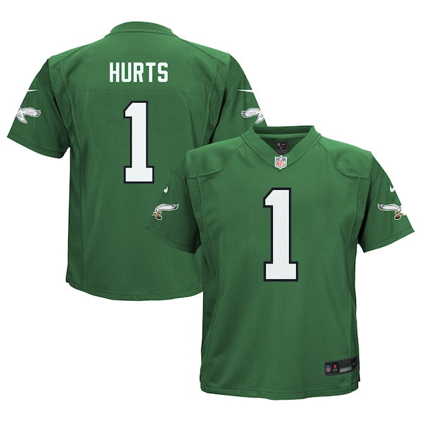 Jalen Hurts Philadelphia Eagles Nike Toddler Game Jersey - Kelly Green/Green - Image 2