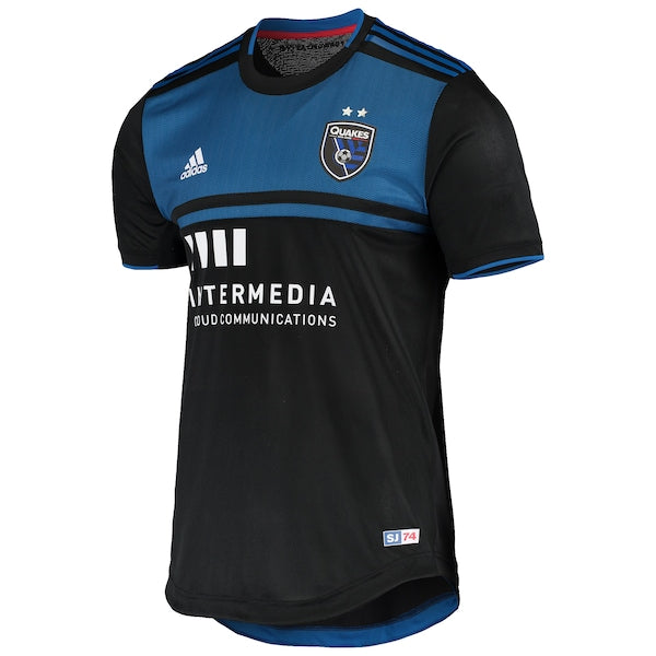 San Jose Earthquakes adidas Authentic Primary Performance Jersey - Black - Image 2
