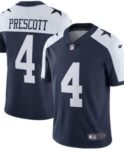 Dak Prescott Dallas Cowboys Nike Alternate Vapor Limited Jersey - Navy/White