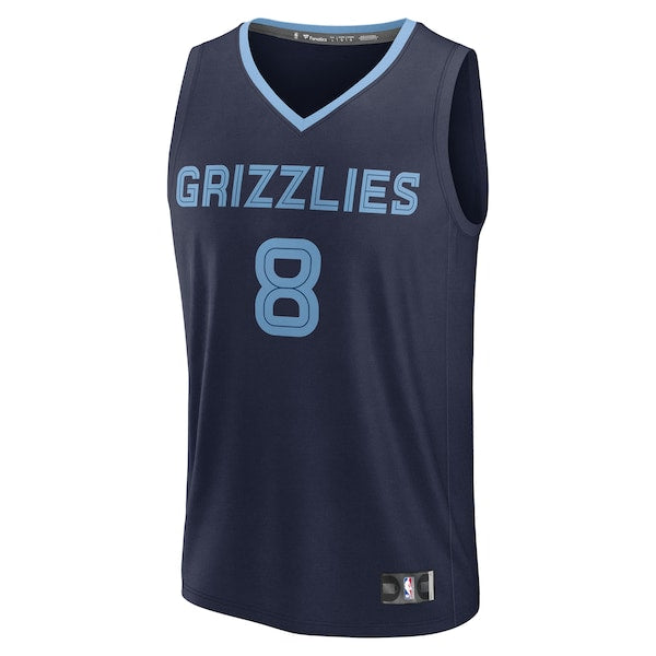 Jaren Jackson Jr. Memphis Grizzlies Youth Fast Break Replica Jersey - Navy - Icon Edition - Image 2