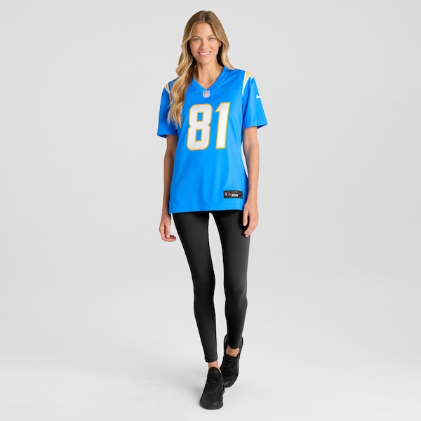Mike Williams Los Angeles Chargers Nike Women's Team Game Jersey - Powder Blue - Image 5