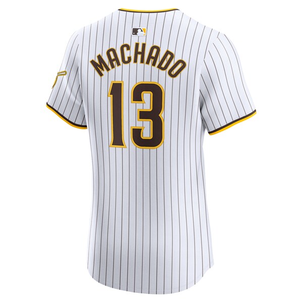 Manny Machado San Diego Padres Nike Home Elite Jersey - White - Image 3