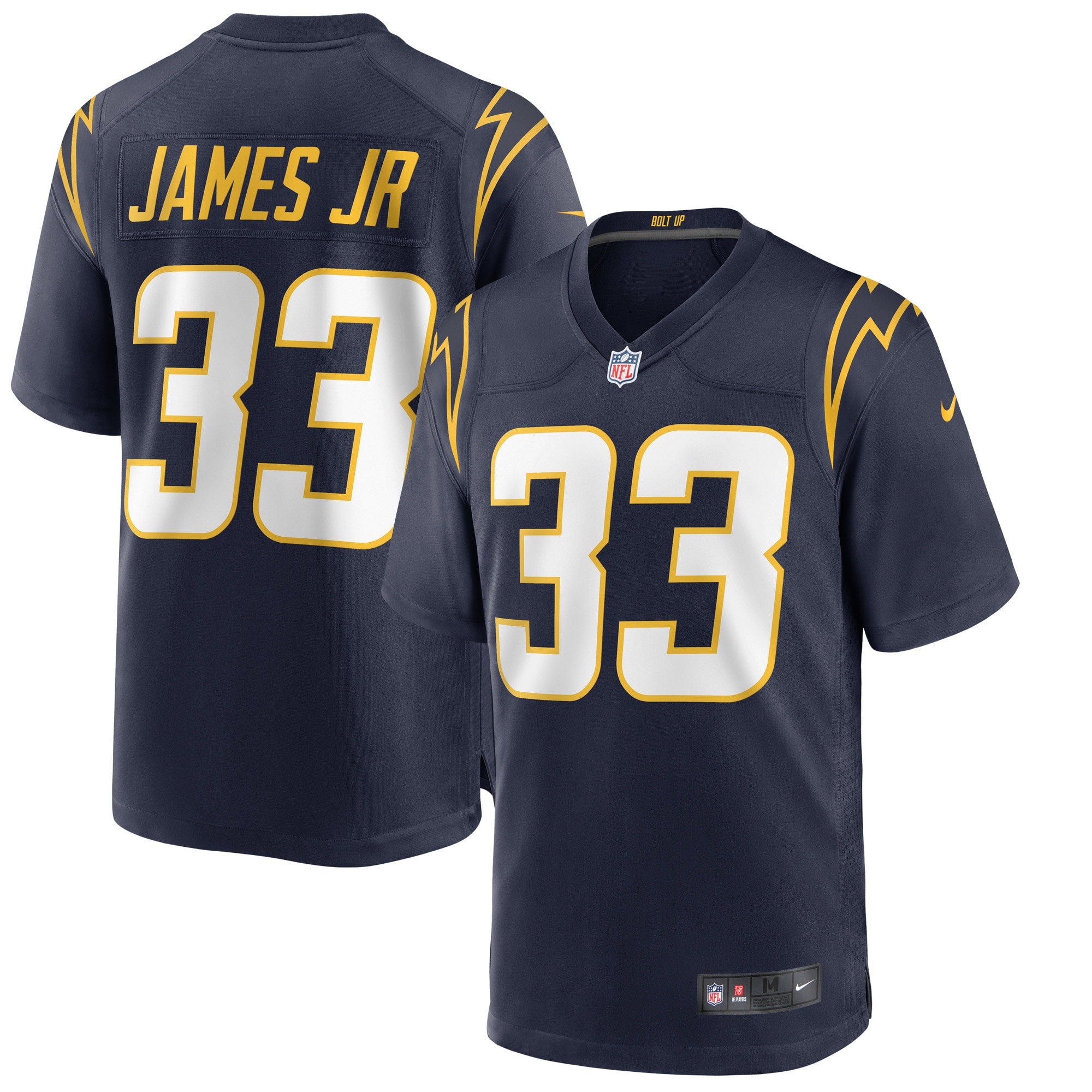 Derwin James Los Angeles Chargers Nike Game Jersey - White/Navy/Royal - Image 5