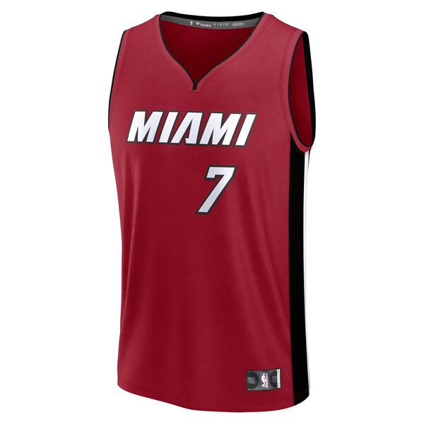 Kel'el Ware Miami Heat Fast Break Player Jersey - Statement Edition - Red - Image 2