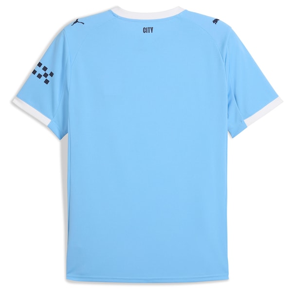 Manchester City Puma 2025/26 Home Replica Jersey - Sky Blue/Black - Image 4