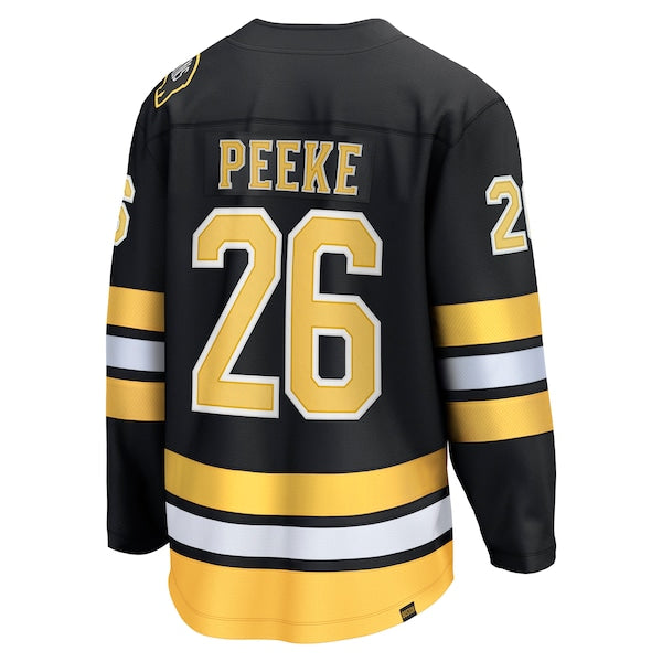 Andrew Peeke Boston Bruins Home Breakaway Player Jersey - Black - Image 3