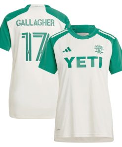 Jon Gallagher Austin FC adidas Women's 2024 The Armadillo Kit Replica Player Jersey?¨C Tan
