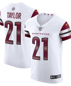 Alternative view of Sean Taylor Washington Commanders Nike Vapor Elite Retired Player Jersey - White/Black/Burgundy