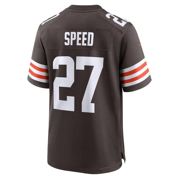 Ameer Speed Cleveland Browns Nike Team Game Jersey - Brown - Image 3
