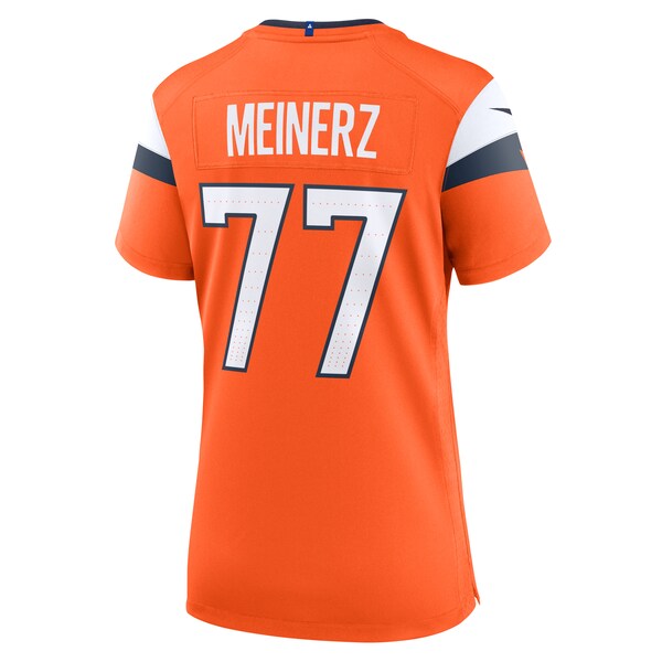 Quinn Meinerz Denver Broncos Nike Women's Team Game Jersey - Orange - Image 3