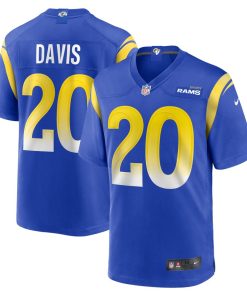 Tyon Davis Los Angeles Rams Nike Home Game Jersey - Royal