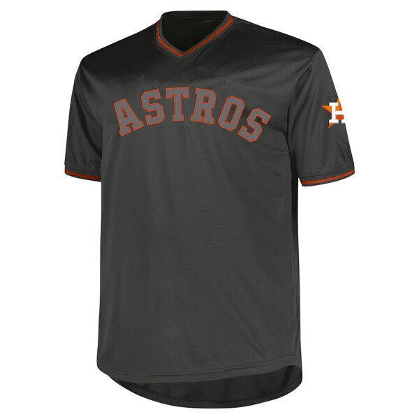 Houston Astros Profile Big & Tall Pop Fashion Jersey - Charcoal - Image 2