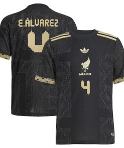 Edson Alvarez Mexico National Team adidas Youth 2025 Third Authentic Player Jersey - Black