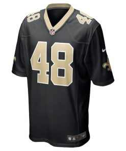 Alternative view of J.T. Gray New Orleans Saints Nike Game Jersey - Black